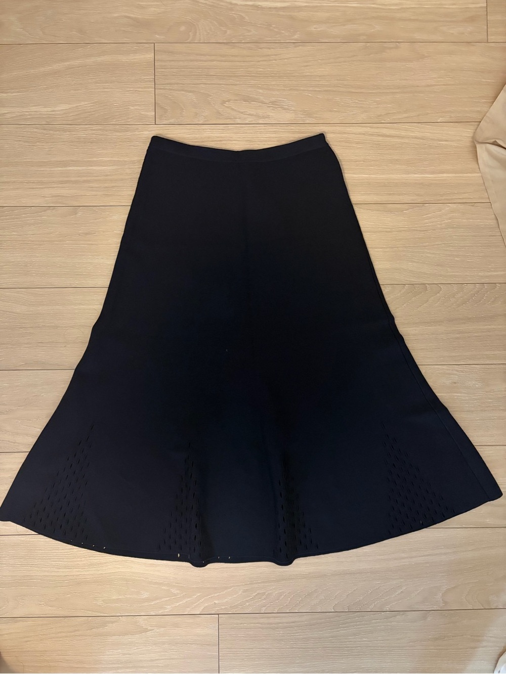 Sandro Flared Knit Skirt